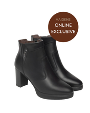 Load image into Gallery viewer, NeroGiardini - Women’s Leather Ankle Boots in Black