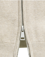 Load image into Gallery viewer, Yaya - Jacquard knitted cardigan with zip closure