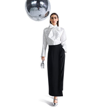 Load image into Gallery viewer, Riani - Satin Wrap Wide Fit Trousers