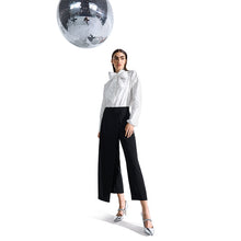 Load image into Gallery viewer, Riani - Satin Wrap Wide Fit Trousers