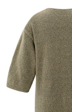 Load image into Gallery viewer, Yaya 01-600193 Knitted V-neck dress with short sleeves