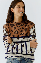 Load image into Gallery viewer, Oui - Pullover - offwhite camel