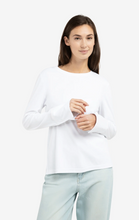 Load image into Gallery viewer, Yaya - Jersey top with long sleeves and woven cuffs