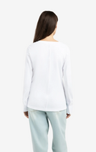 Load image into Gallery viewer, Yaya - Jersey top with long sleeves and woven cuffs