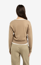 Load image into Gallery viewer, Yaya - Sweater with layered look and contrast neckline