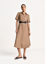Load image into Gallery viewer, Riani - Linen Dress with Shirt Collar