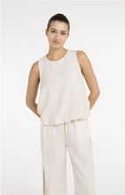 Load image into Gallery viewer, Yaya - Sleeveless woven top with balloon hem