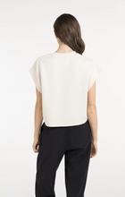 Load image into Gallery viewer, Yaya - Sleeveless boxy sweatshirt with ribbed details