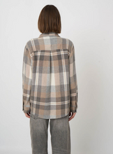 Load image into Gallery viewer, Repeat - Woven Cashmere-Wool Checked Overshirt Jacket