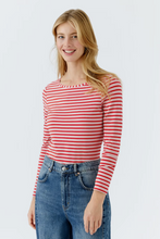 Load image into Gallery viewer, Oui - SUMIKO Long-sleeved shirt - rose red