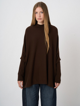 Load image into Gallery viewer, Repeat - Oversized Organic Cashmere-Blend Sweater With Stand Collar