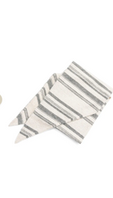 Load image into Gallery viewer, Yaya - Knitted triangle scarf with stripes