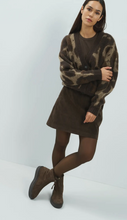 Load image into Gallery viewer, Yaya - Knitted cardigan with pattern and batwing sleeves
