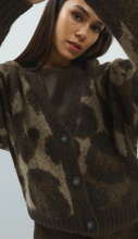 Load image into Gallery viewer, Yaya - Knitted cardigan with pattern and batwing sleeves