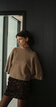Load image into Gallery viewer, Yaya - Soft mini skirt with leopard print