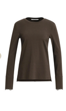 Load image into Gallery viewer, Yaya - Jersey top with lace cuffs