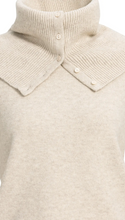 Load image into Gallery viewer, Yaya - Sweater with detachable turtleneck collar