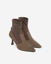 Load image into Gallery viewer, NeroGiardini - Women’s Leather and Technical Fabric Ankle Boots