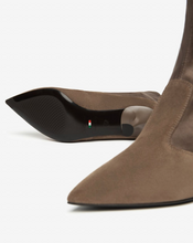 Load image into Gallery viewer, NeroGiardini - Women’s Leather and Technical Fabric Ankle Boots