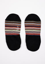 Load image into Gallery viewer, - Women's Black 'Signature Stripe' Loafer Socks Three Pack