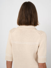 Load image into Gallery viewer, Repeat - Chunky Knit Cotton-Blend Polo Cardigan