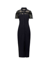 Load image into Gallery viewer, French Connection - Miles Lace Mix Midi Dress