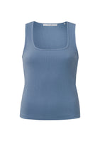 Load image into Gallery viewer, Yaya - Square Neck Vest in Blue
