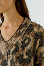 Load image into Gallery viewer, Oui - Leopard Print Jumper
