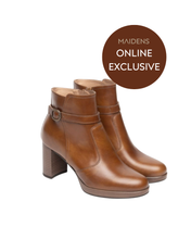 Load image into Gallery viewer, NeroGiardini - Women’s Leather Ankle Boots in Brown
