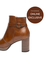 Load image into Gallery viewer, NeroGiardini - Women’s Leather Ankle Boots in Brown
