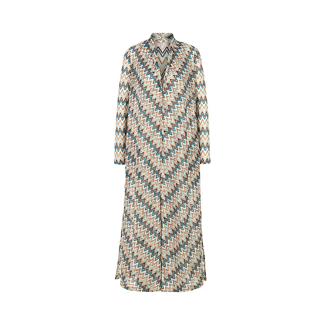 Riani - Zigzag Pattern Jersey Coat