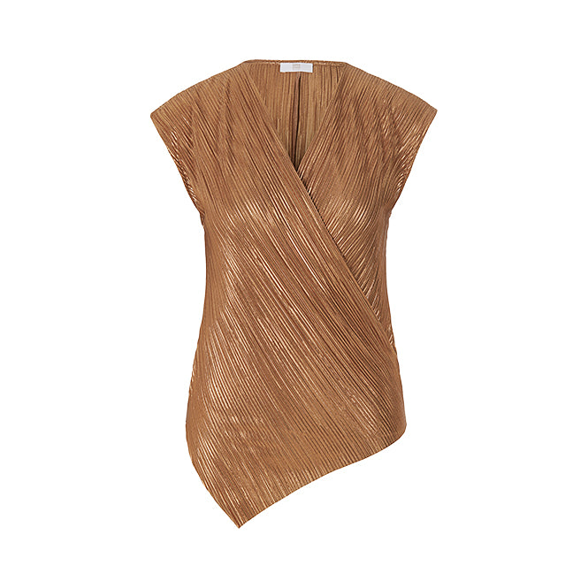 Riani - Pleated Jersey Sleeveless Top