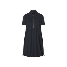 Load image into Gallery viewer, Riani - Japanese Taffeta Polo Dress in Navy

