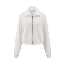 Load image into Gallery viewer, Riani - Ribbed Knit Jacket with Zipper
