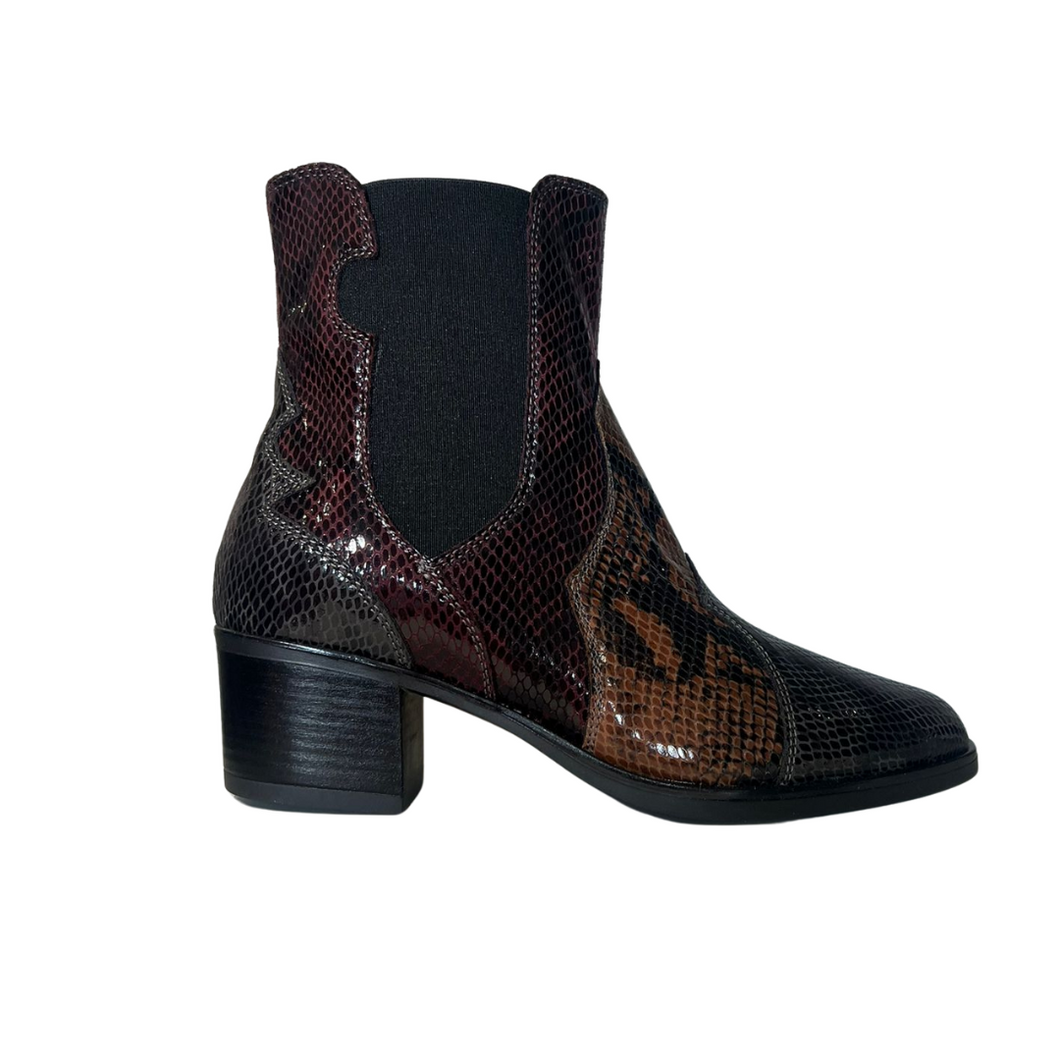 Dl Sport - Snake Print Ankle Boot