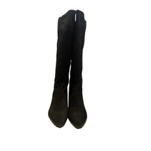 Load image into Gallery viewer, Dl Sport - Knee High Black Suede Boot
