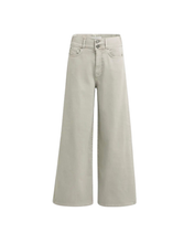 Load image into Gallery viewer, Yaya - Denim jeans with wide legs and distinctive waistband - L32
