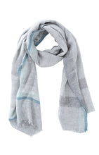 Load image into Gallery viewer, Yaya - Stripe scarf in Grey
