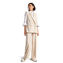 Load image into Gallery viewer, Riani - Cream Wide Leg Knitted Pants
