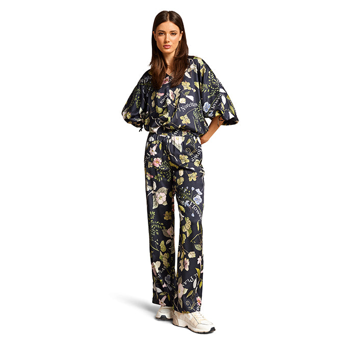 Riani - Botanic Printed Palazzo Trousers