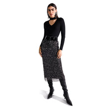 Load image into Gallery viewer, Riani - Maxi Skirt With Pearl Embroidery
