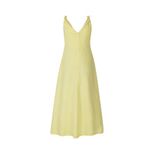 Load image into Gallery viewer, Riani - Linen Midi Dress in Lemon
