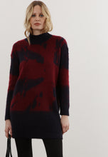 Load image into Gallery viewer, Religion - Selvage Tunic Top in navy/red
