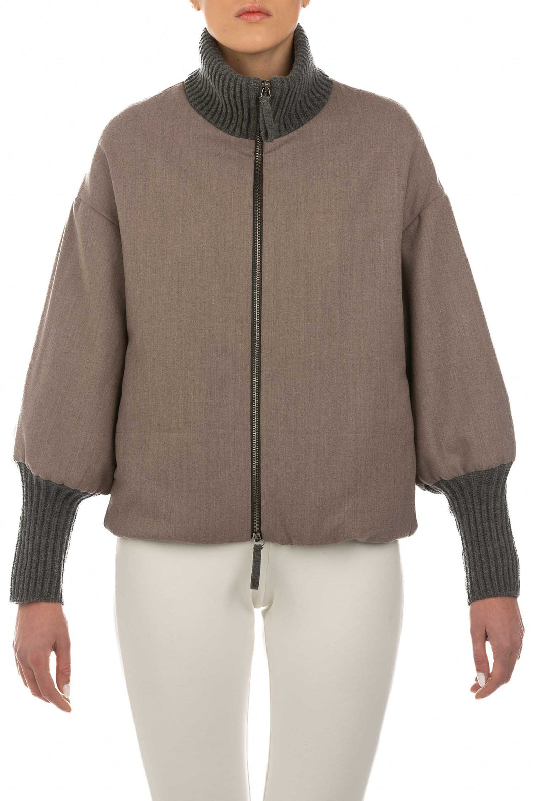 Le Tricot Perugia - Knitted Cuff Jacket