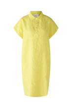 Load image into Gallery viewer, Oui - Linen Dress with Jersey Patch in Yellow
