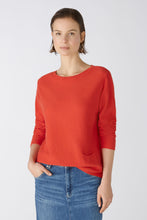 Load image into Gallery viewer, Oui - Keiko Jumper 100% Pure Cotton in Orange
