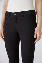 Load image into Gallery viewer, Oui - BAXTOR cropped Jeggings mid waist, slim fit in Black
