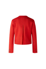 Load image into Gallery viewer, Oui - Knitted Cropped Jacket in Orange
