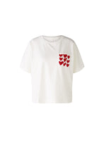 Load image into Gallery viewer, Oui - Heart Motif T-Shirt
