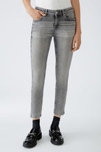 Load image into Gallery viewer, Oui - LOULUH Jeans skinny fit, cropped in Light Grey
